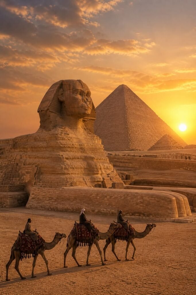 Sphinx and Pyramids — the Heart of Egypt